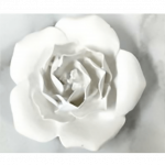 White Magnolia Resin Embellishment