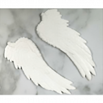 White Angel Wings 2pc Resin Embellishment
