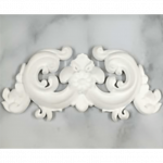 White Everleigh Flour Resin Embellishment