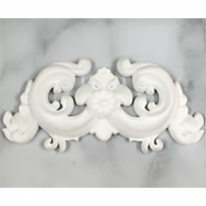 White Everleigh Flour Resin Embellishment