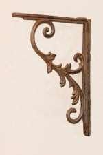 Rust Bracket Leaf 4cm x 20cm x 20.5cm