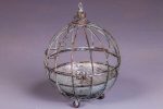 Antique Grey Birdcage Small 20cm x 20cm x 32cm