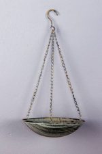 Antique Grey Hanging Birdfeeder Large 25cm x 25cm x 9cm