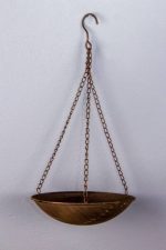 Rust Hanging Bird Feeder Large 25cm x 25cm x9cm