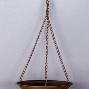 Rust Hanging Bird Feeder Large 25cm x 25cm x9cm