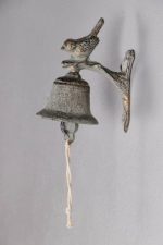 Antique Grey Bird Doorbell 4cm x 13cm x 15cm