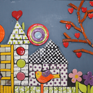 Red Apple Canvas Mosaic Kit