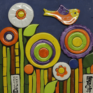 Happy Swallow Canvas Mosaic Kit