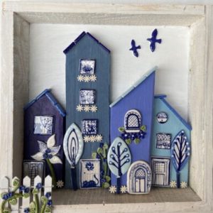 Village Box Frame Mosaic Kit