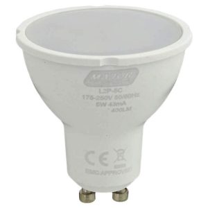 Warm White Gu10 5w LED Non Dimmable Light Bulb/Lamp