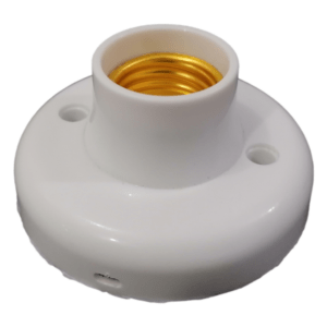 Lacon Lamp Holder Base E27 White Plastic 602_4