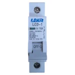 Lear LCD-1 Circuit Breaker 16A, 1-Pole, Din Rail, 18mm, 3kA _10298_1