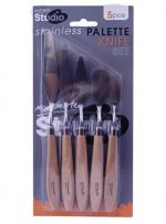 Mont Marte Stainless Steel Palette Knife Set 5pc