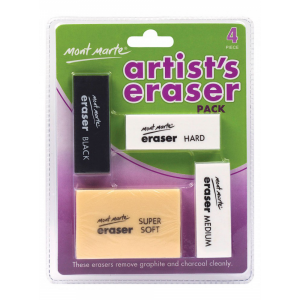 Mont Marte Artist Eraser Set 4pc