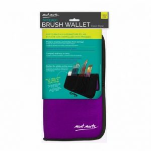 Mont Marte Zippered Brush Wallet 1pce