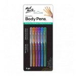 Mont Marte Metallic Body Pens 6pc