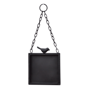 Small Square Hanging Black Board 14x12cm