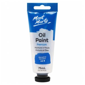 Mont Marte Oil Paint 75ml Monastral Cerulean