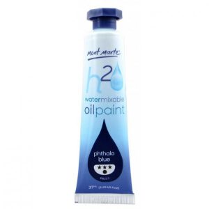 Mont Marte H20 Oil Paint 37ml Phthalo Blue