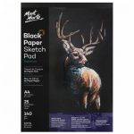 Mont Marte Black Sketch Pad A4 140gsm