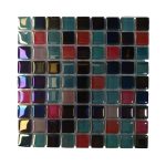 Multi Mix Mini Pearl Glass Mosaic Tile (Sheet Size: 15x15cm)
