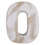 Wooden Number | 0