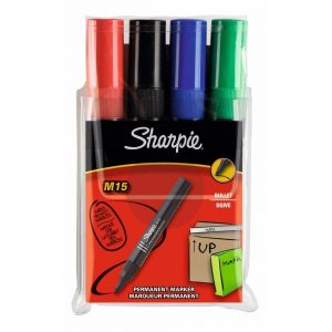 Sharpie Assorted Bullet Tip Permanent Markers 4 Piece