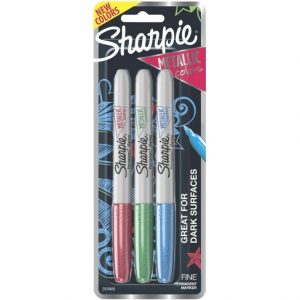 Sharpie Fine Metallic Permanent Markers 3 Piece