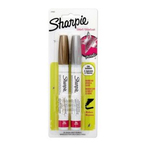 Sharpie Medium Metallic Oil Based Paint Markers Gold & Silver