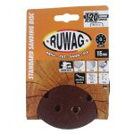Ruwag 115mm P120 Random Orbital Sanding Discs 5pc