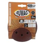 Ruwag 125mm P120 Random Orbital Discs 5pc