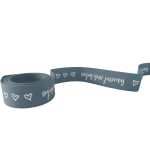 Enjoy Your Journey Blue Ribbon 2m x 20mm