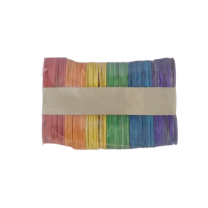 Coloured Wooden Ice Cream Spoons 50pc