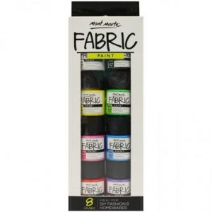 Mont Marte Fabric Paint Set 8x20ml