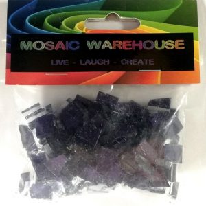 Dark Purple Mosaic Pre Nip Crystal Glass