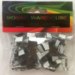 Chocolate Brown Mosaic Pre Nip Crystal Glass