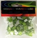Lime Green Mosaic Pre Nip Crystal Glass