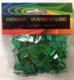 Dark Green Glitter Mosaic Pre Nip Crystal Glass