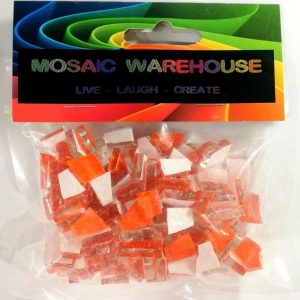 Tangerine Mosaic Pre Nip Crystal Glass