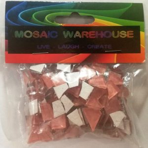 Soft Pink Mosaic Pre Nip Crystal Glass