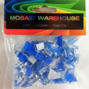 Water Blue Mosaic Pre Nip Crystal Glass