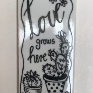 Cactus Tile Printed Medium Mosaic Inserts