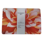 Dahlia PVC Felt Placemats 4pce (29cm x 43cm)