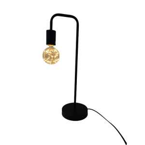 Sand Black Metal Table Lamp