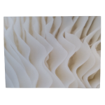 White Texture Rectangular Neoprene Placemat (29cm x 43cm)