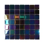 Metallic Glass Rainbow Mix (Sheet Size 15x15cm)