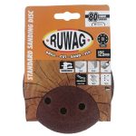 Ruwag 125mm P80 Orbital Sanding Discs 5pc