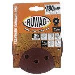Ruwag 125mm P180 Orbital Sanding Discs 5pc