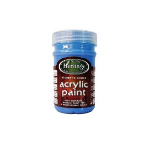 Heritage Bright Blue Acrylic Paint 250ml