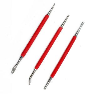 Burnisher Red Pewter Tool Set 3pc